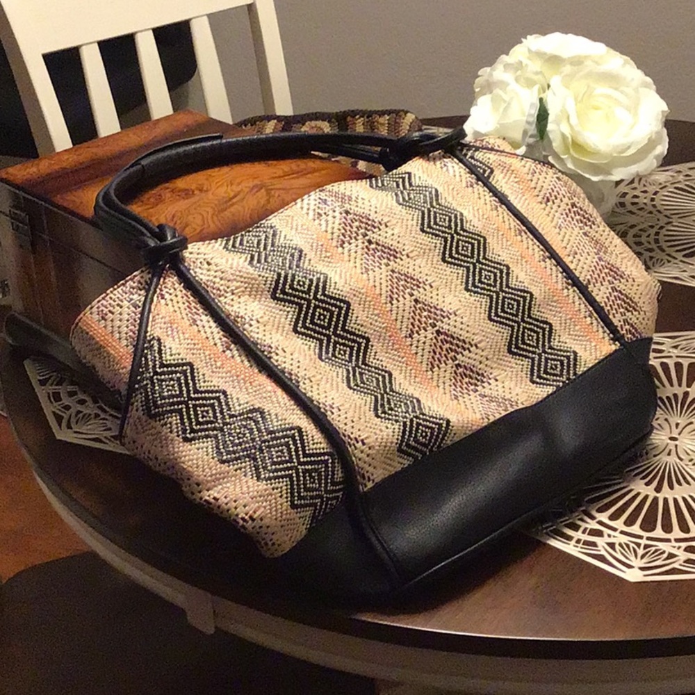 Shoulder Bag by Limited. Magnetic snap closing.